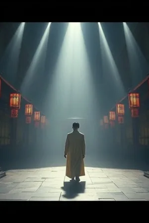 科幻剧《霓虹修复师》封面：残破全息广告与霓虹街巷